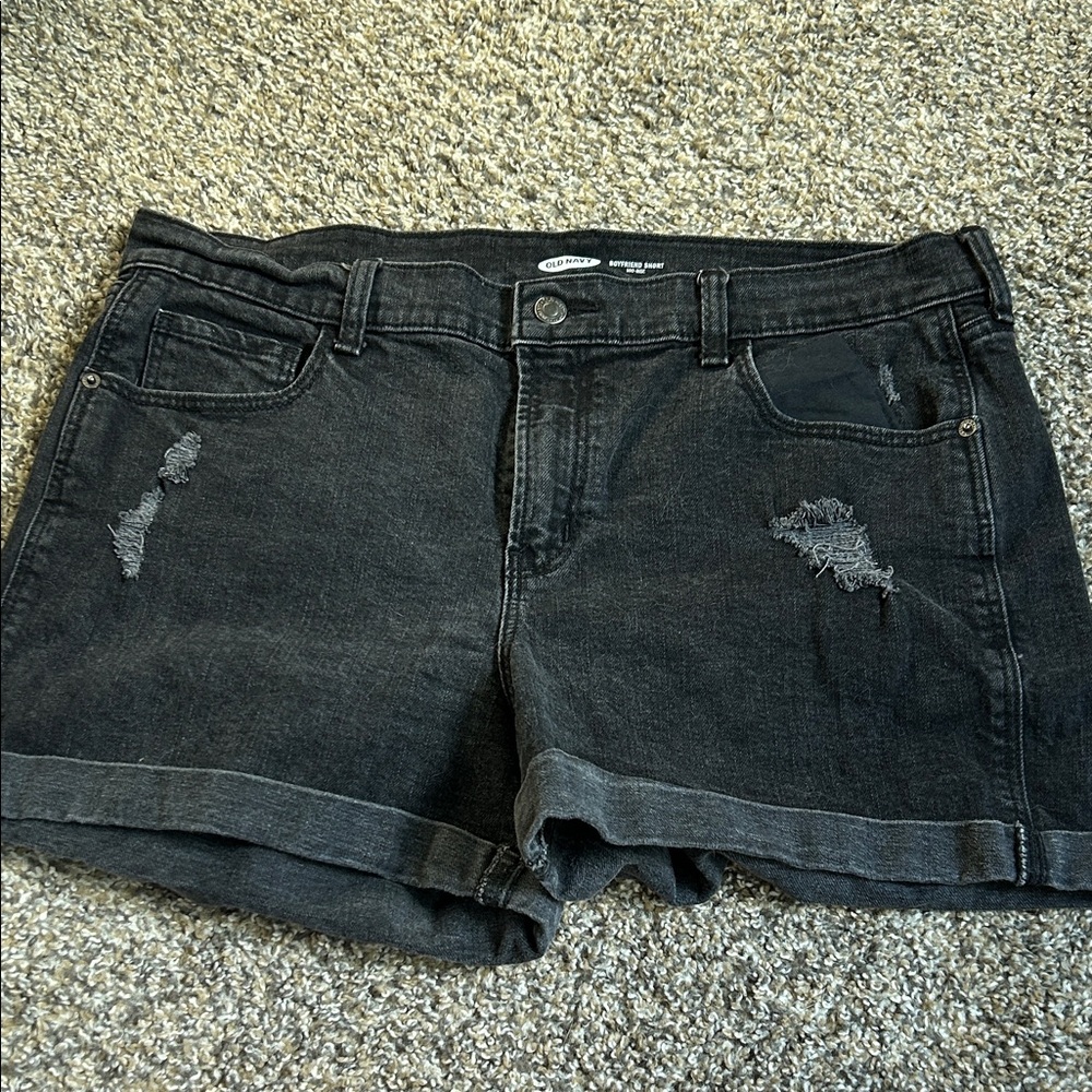 Old Navy Black Jean Shorts